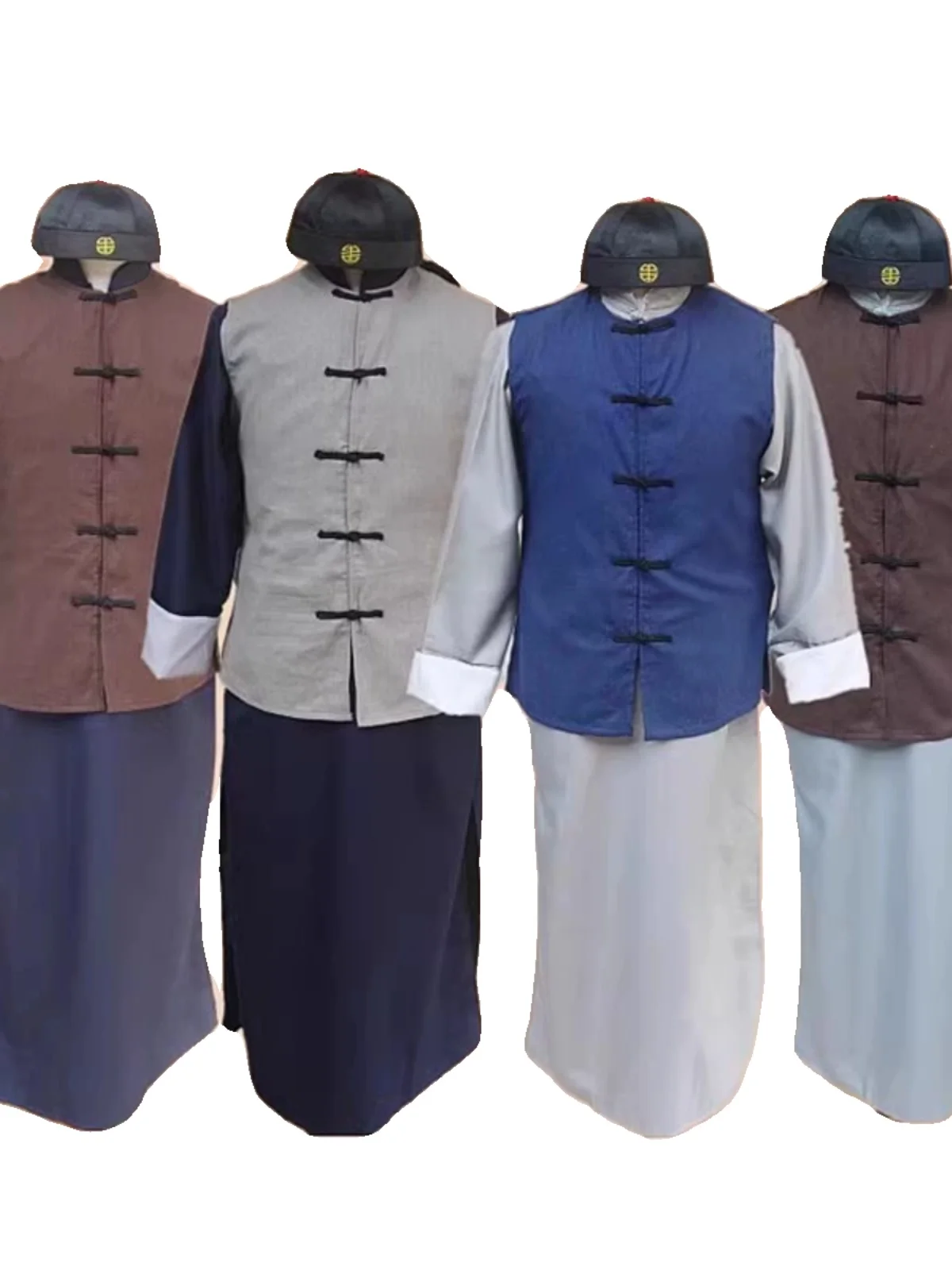 

Костюм Мин Dynas Manager Qing Dynas, длинный жилет, китайский халат иpa Seeper, наряд для паба, одежда для выступлений