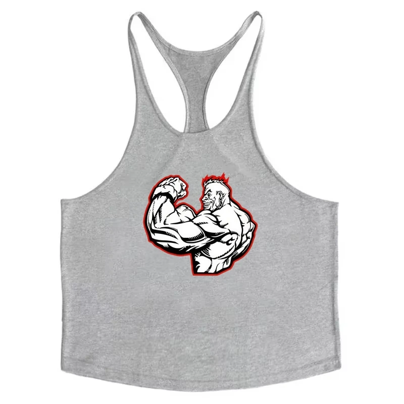 سترة سترينجر للياقة البدنية في صالة الألعاب الرياضية للرجال لكمال الأجسام وخفيفة الوزن مع أشرطة ثابتة بدون أكمام للتمرين