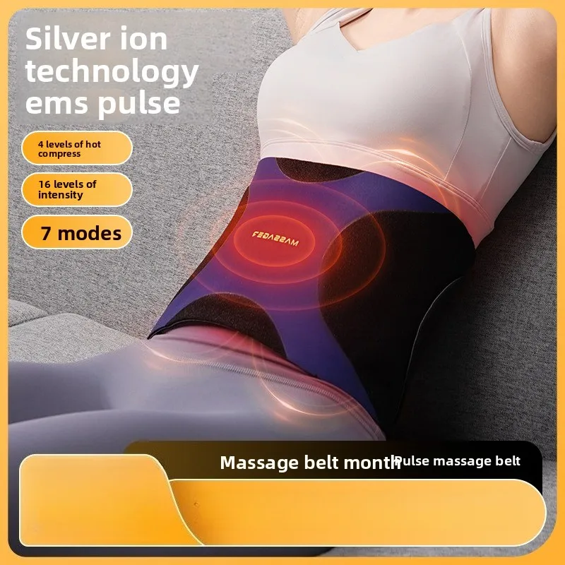 

Pulse Belt Sweating Exercise Fitness Heating Men's and Women's Abdominal Belt Warm Abdominal Exercise Waist Massager
