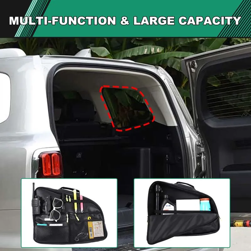 

Для 2022+ Great Wall Tank 500, сумка для хранения бокового окна багажника, сумка для хранения багажника, автомобильные аксессуары, узор из углеродного волокна