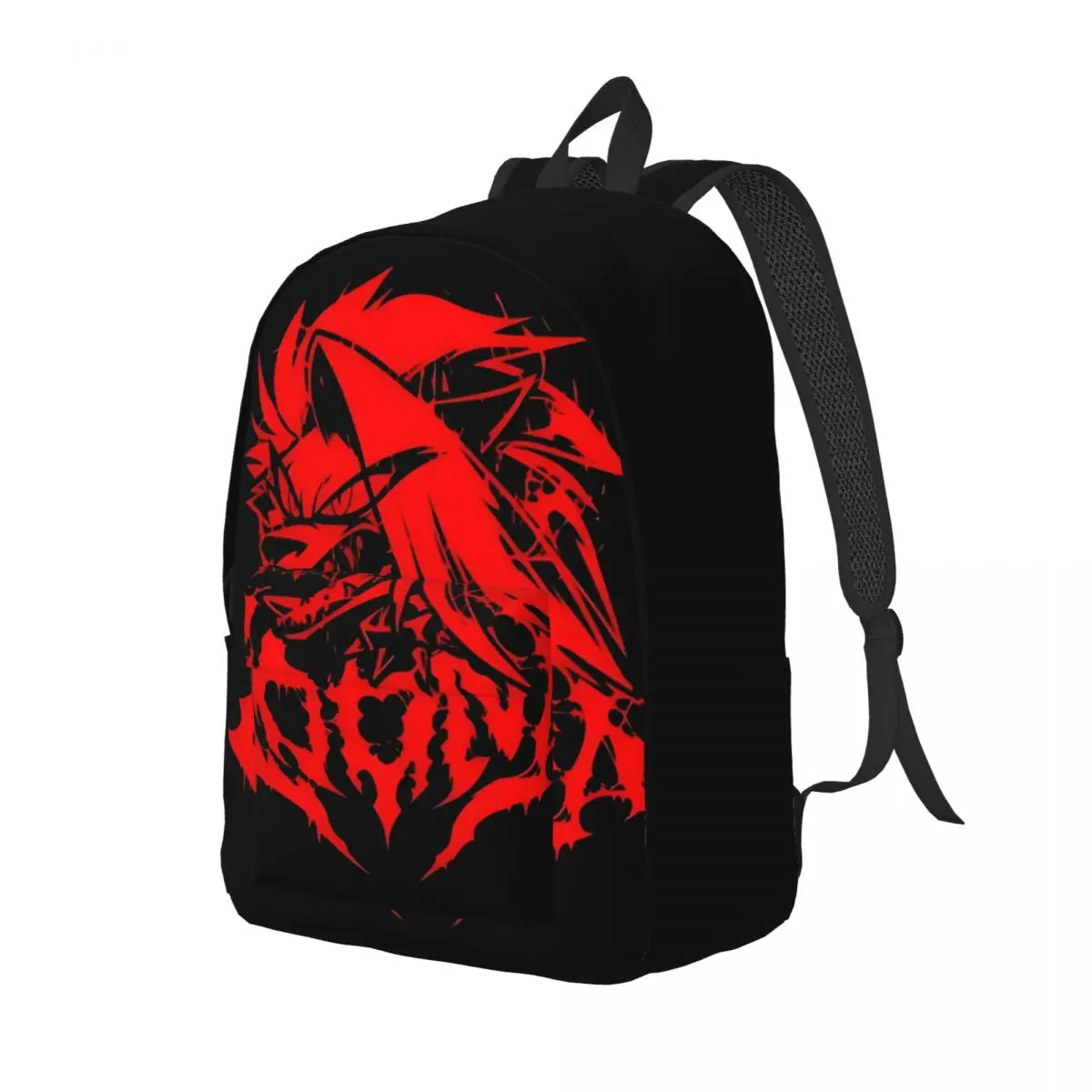 Journey Loona Multi Compartment Dual-Use H-Helluva Boss Schoolbag For Boy Girl Bookbag Gift image 2
