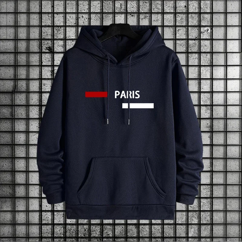 جديد 2025 في بدلة رياضية رجالية بقلنسوة وسراويل رياضية عصرية غير رسمية حضرية ملابس رياضية لخريف وشتاء المنزل ملابس مريحة خارجية بقلنسوة #6