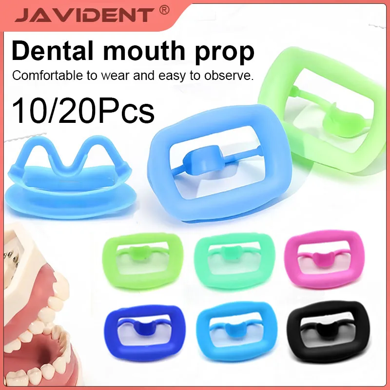10/20pcs Dental Mouth Opener Soft Silicone Intraoral Support Bite Pad High Temperature 3d Mouth Opener Dentist Consumable