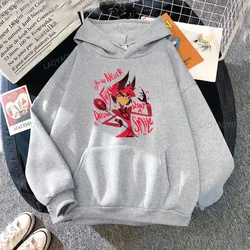 2024 Hot Men's and Women's Hoodies You'll Never Dress Formal Without A Smile Sweatshirt Hazbin Hotels Casual Pullover