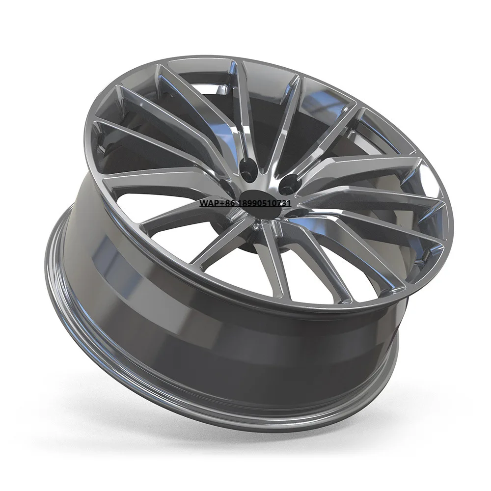 

New High Performance Forged Aluminum Alloy Luxury Racing Customized Five Spoke Wheel Hub 35mm ET Chrome Finish 130/112mm for