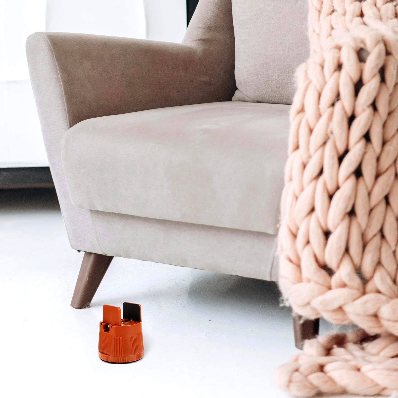 

Adjustable Furniture Leg Riser Heavy Duty Metal Plastic Bed Table Desk Couch Lift Support For Home Office Dorm Furniture