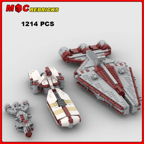 MOC Space War Series Combined UCS Venator Support Fleet Warship Model, Brick Assembling, importer nights, Boys Toy, peuvXmas Gift, DIY