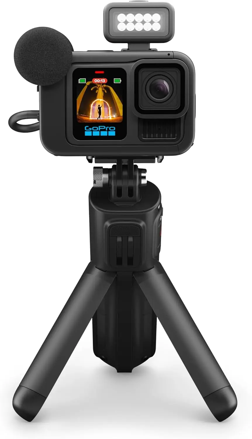

GoPro HERO13 Black Creator Edition - Includes HERO13 Black, Volta (Battery Grip, Tripod, Remote), Media Mod, Light Mod, Enduro Battery, Magnetic Latch Mount