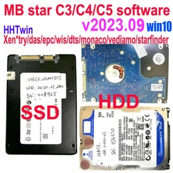 09/2023 win10 New Full software for MB STAR C4/C3/C5 c6 SSD HDD Fit For Most laptop as D630/CF19/CF30/X200/T420 HHTWIN function