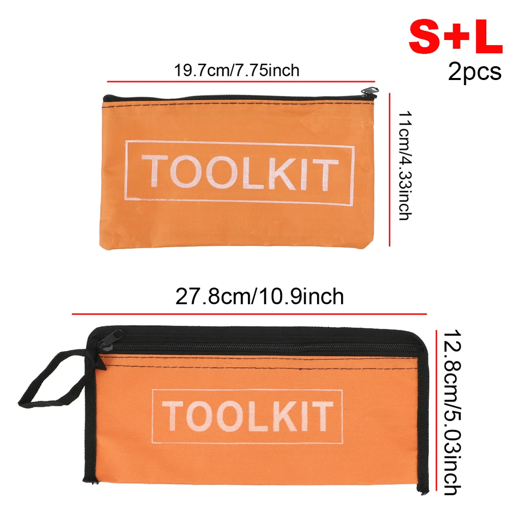 Multifunctionele draagbare tas Hardware Toolkits Kleine gereedschapstas Waterdichte organizer Hoge kwaliteit canvas Oxford opbergzakken met ritssluiting