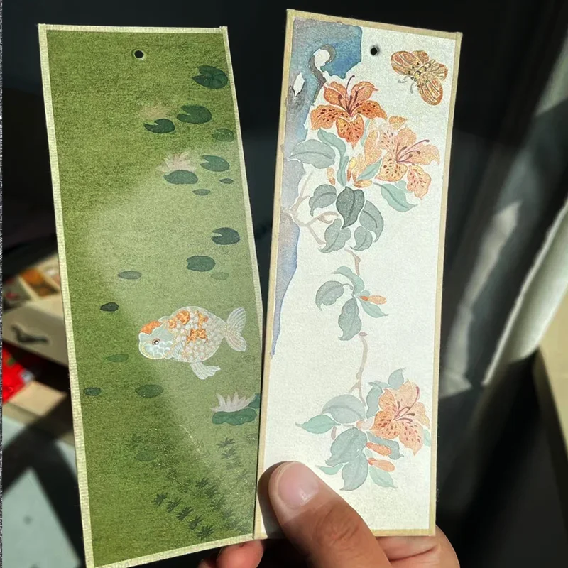 5Pcs/Pack Blank Bookmarks Book Page Clips Tags For Kids Student Diy Supplies School Stationery