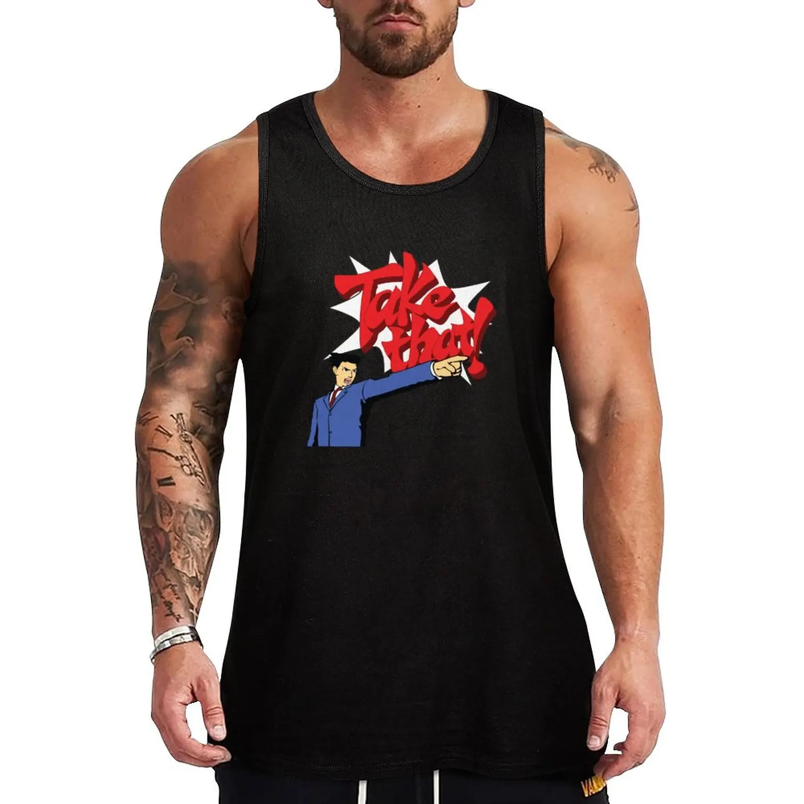 

(Take That) Guilty Tank Top Sports Fitness Tank Top Quick Dry Moisture Wicking