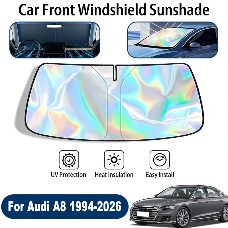 

Windshield Sun Shade For Audi A8 1994-2026 Foldable UV Reflective Front Window Sun Protection Cover Accessories