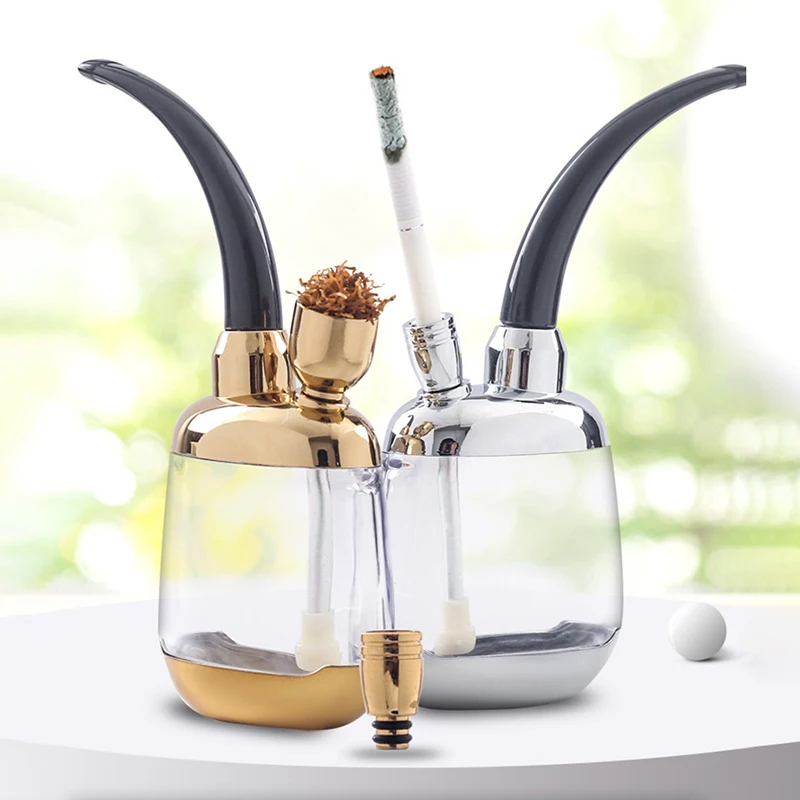 

Two-In-One Upgraded Classic Water Pipe Filter For Water Pipe With Thick And Thin Tobacco Strands - Three-In-One Water Pipe Set