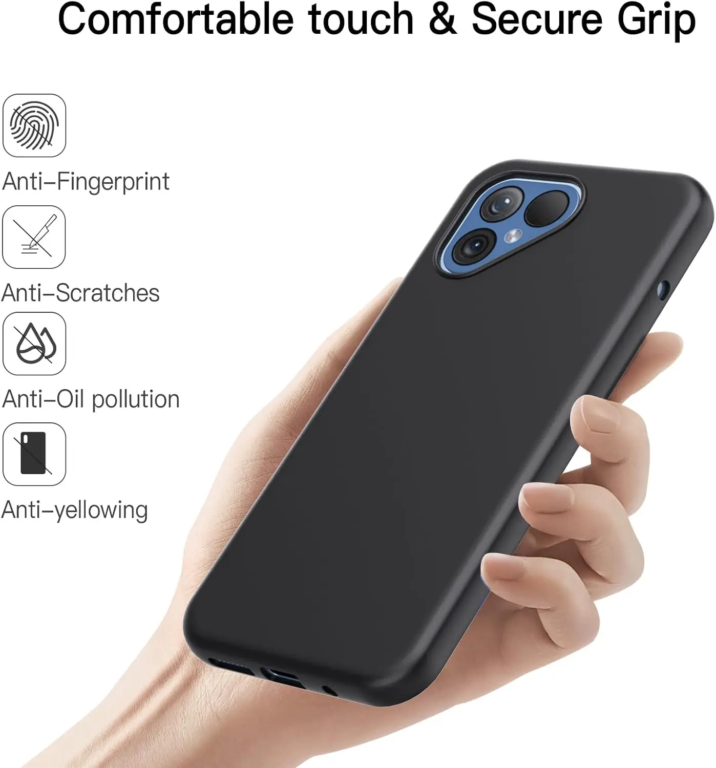 Clear Phone Case for FairPhone 5 Soft TPU Ultra-thin Back Cover Case for FairPhone 5 Clear Anti-knock Cover