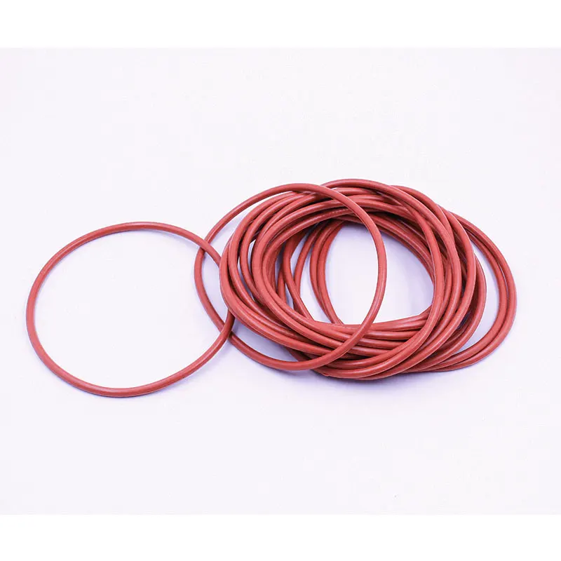 Red VMQ Silicone O-Ring thickness3/3.5/5mm High temperature resistance Sealing Gasket Washer for Industrial Various wholesal