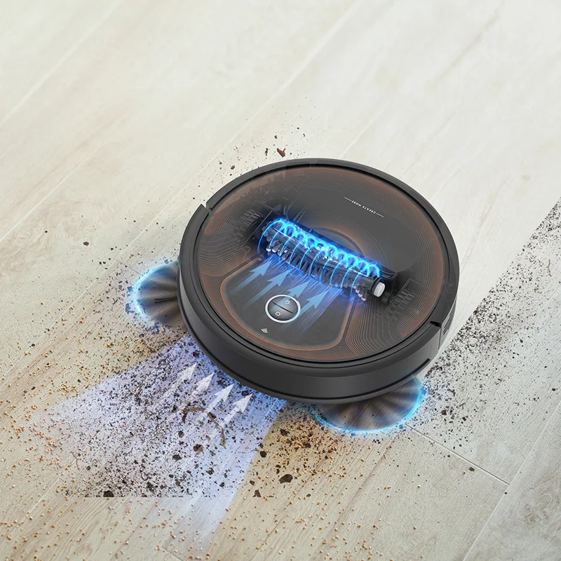 Robot Vacuum Cleaner Gyroscope Floor Cleaning Sweeping MopVaccum for Pet Hair Battery Household