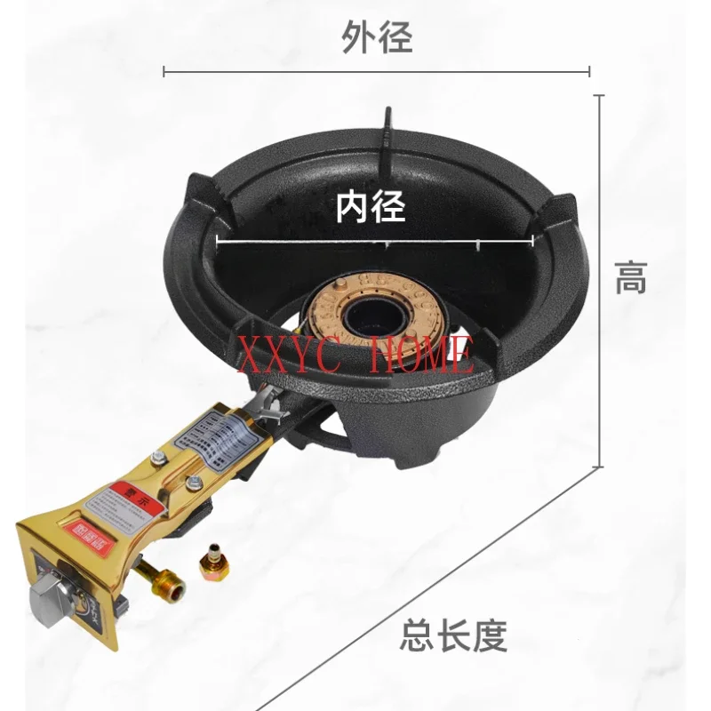 

8#/10# 5# 6# 8# 10#commercial high-pressure gas stove single-hole high-pressure liquefied gas stove for hotel restaurants