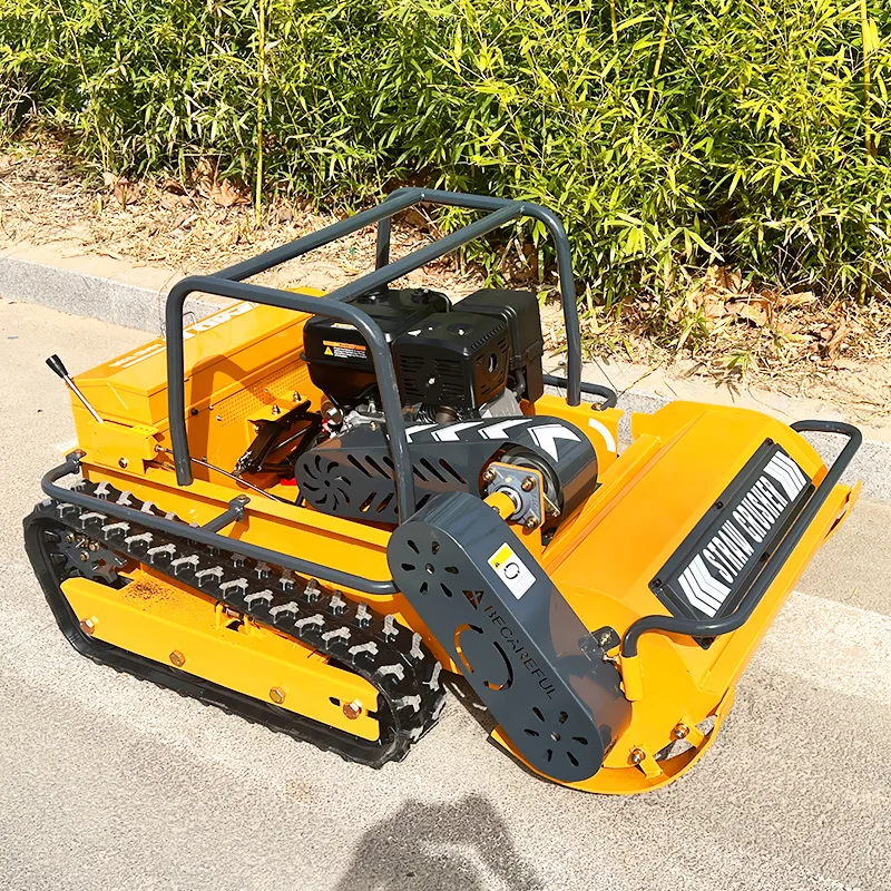 Robot da taglio per prato telecomandato intelligente personalizzato Funzionamento efficiente Serbatoio carburante di grandi dimensioni Autoalimentato