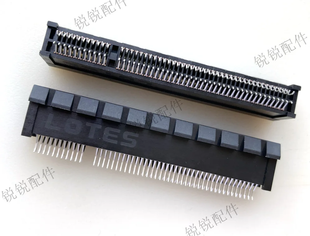 For original LOTES PCIE 98P 8X splint card slot PCI-E graphics card slot, socket 98P splint type