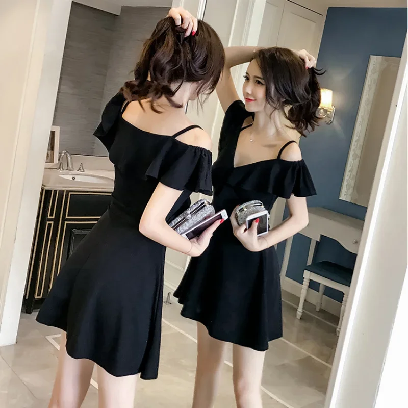 Dresses for Women 2024 Short Purple Evening Woman Dress Prom Black Party Mini Red Clothes Y2k One-piece New Features of Summer X