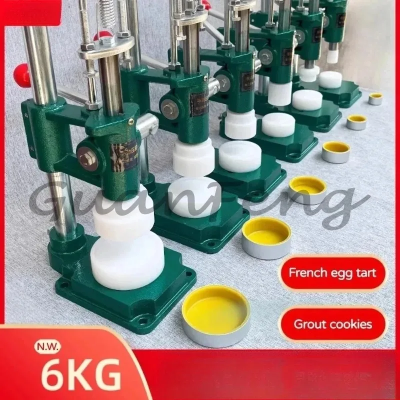 Hand‑Operated Egg Tart Shell Presser Machine,Manual Forming Equipment for Egg Tart Crust, Pudding Cup Cupcake Dessert Production