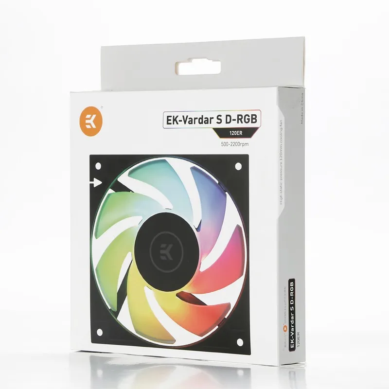 EK Vardar S 120ER D-RGB12CM ventilatore del telaio RGB PWM FDB cuscinetto