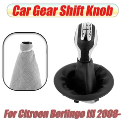 Ручка переключения передач 5 скоростей + чехол для Citroen Berlingo III для Peugeot Partner 2008-2021