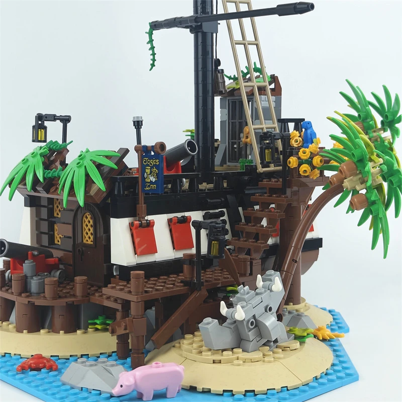 Filmmodell Fluch von Barracuda Bay 2545 Stück Bausteine Ziegel Geburtstag Weihnachten Kinder Geschenke kompatibel 21322 698998