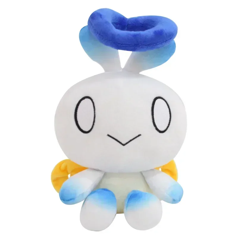 Game New S-Soniced Cartoon White Chao Plush Toy Anime Angel Chao Cosplay Stuffed Doll Safa Pillow Room Decoration Birthday Gift