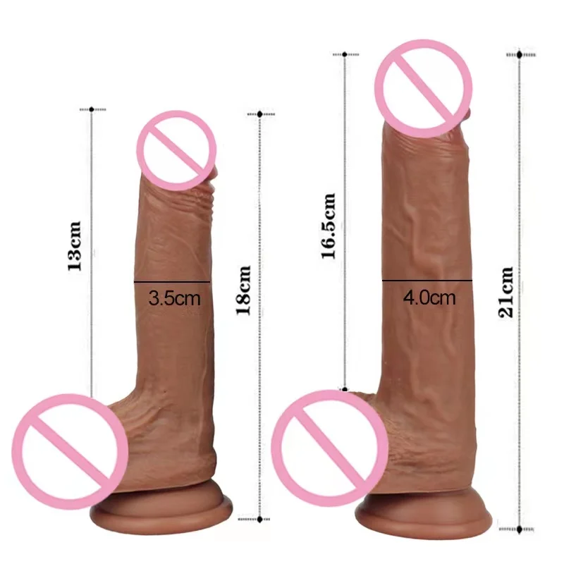 

21cm Realistic silicone Dildo Powerful Suction Cup Stiff Cock Women Self-Defense Force Sex Toy G Spot Stimulator Adult Sexy Toys