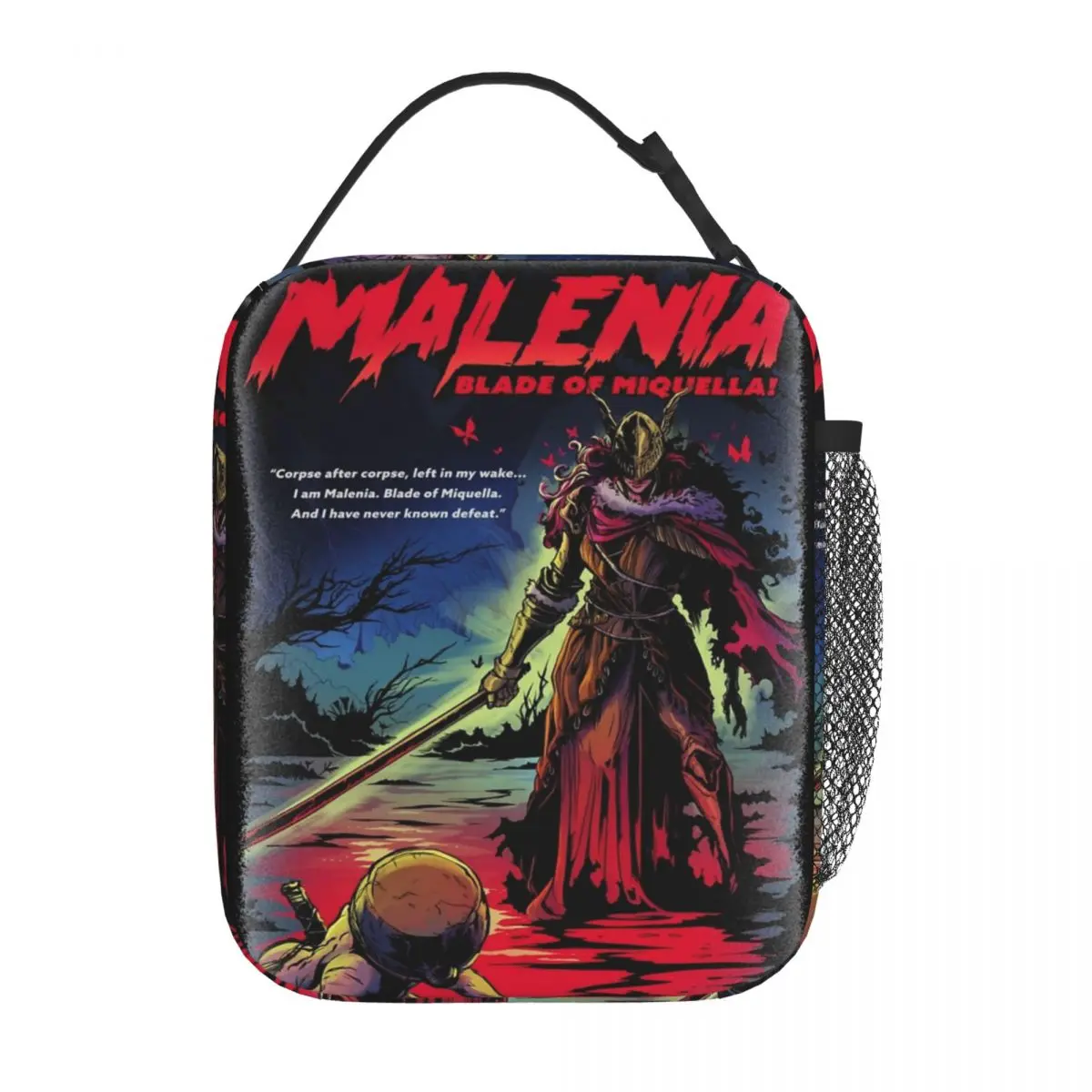 Malenia Blade Of ata Quella Merch Souls Gaming Lunch Box, Isotherme, Glacière, Boîte à bento thermique, Extérieur, Mode