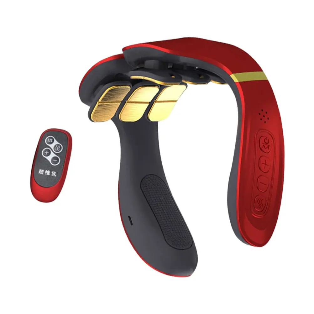 

1 комплект массажера для шеи, профессиональное шейное устройство, U-образный дизайн, электрический массажер для шеи, способствует кровообращению