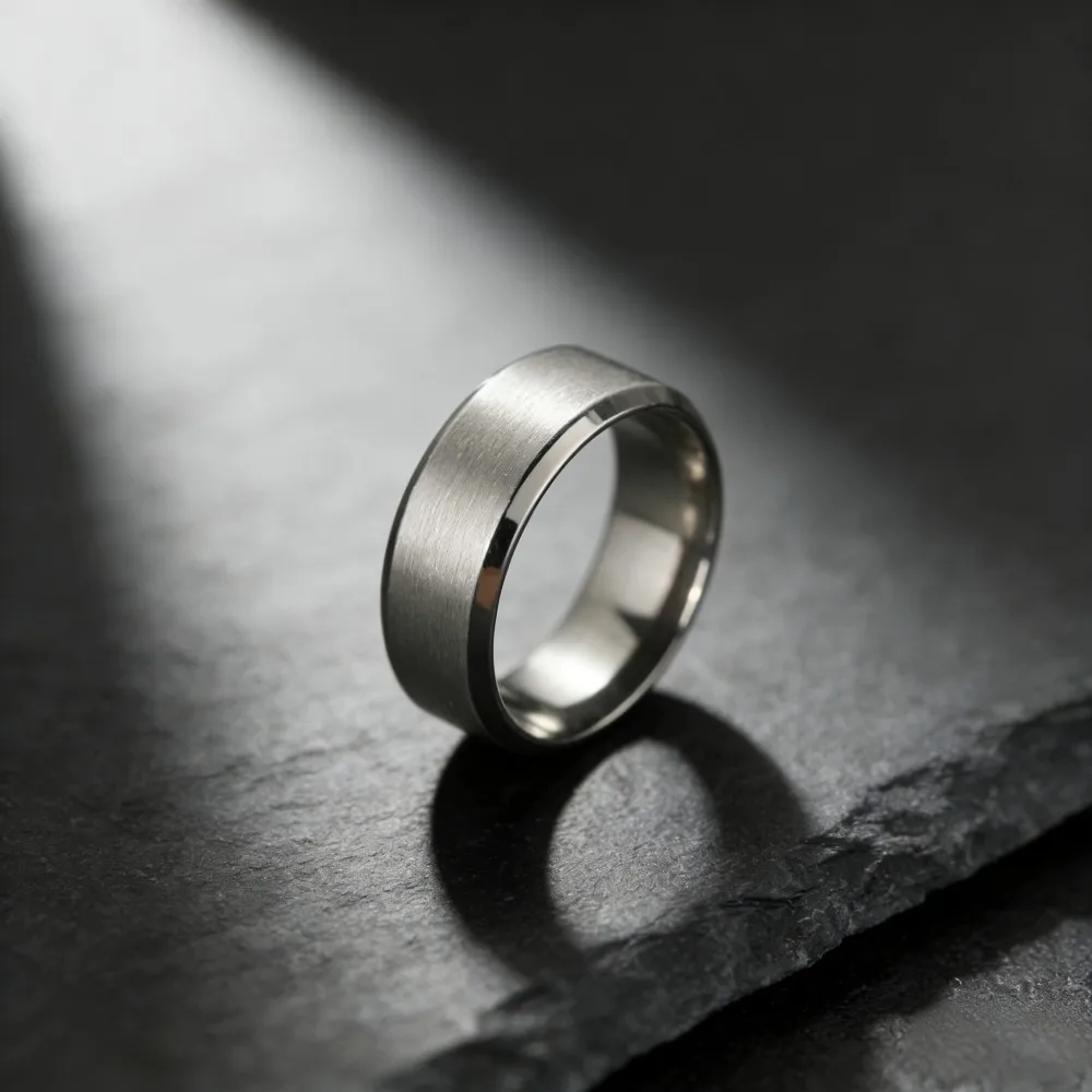 Stainless Steel Black Rings for Men Women Fashion Charm Jewelry Ring Wedding Engagement High Quality Matte Male Accessory