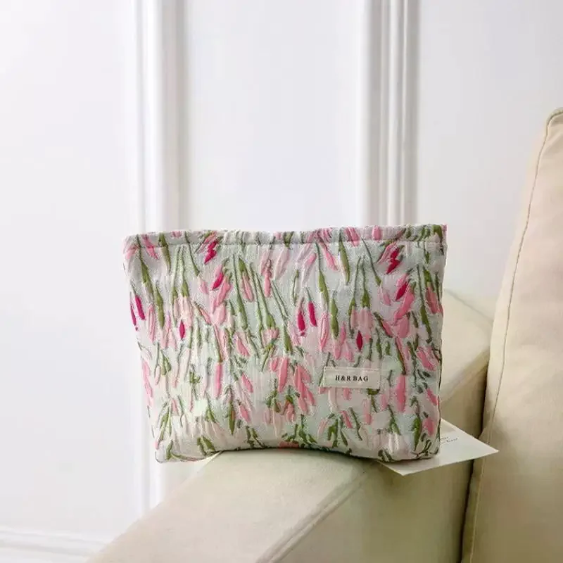 Cosmetic Bags Zipper Opening Key Card Holder Cartoon Student Pencil Case Coin Purse Ladies Hand Portable Storage Bag