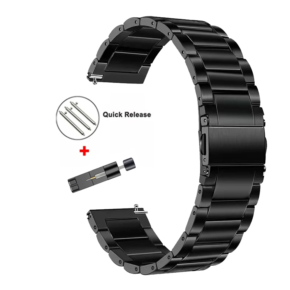 Titanium Metal Band For Garmin Forerunner 265 255 Music 245/Vivoactive 4/Venu 2 Sp Watchband 20mm 22mm Strap Bracelet Accessorie