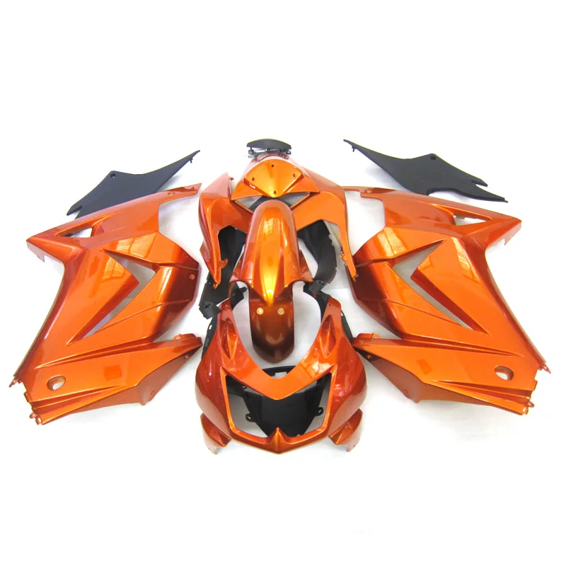 Motorcycle for Ninja 250R fairing kit 2008 2009 2010 2011 2012 2013 2014 orange black fairing set 250r 08 09 11 12 N28