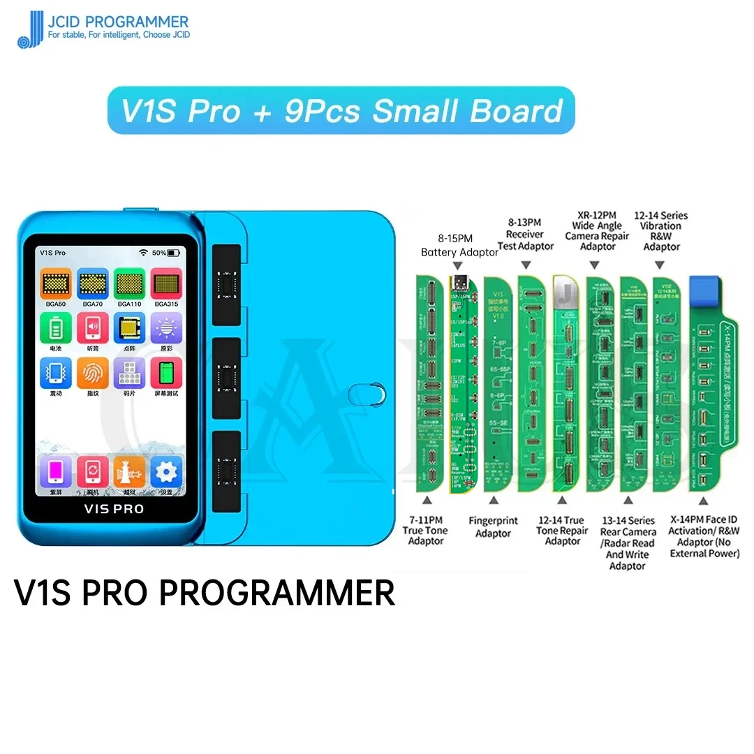 JCID V1S Pro Programmer Compatible with PRO1000S/V1SE BGA70/110/315 Module NAND Read/Write Battery Dot Matrix Projector Repair