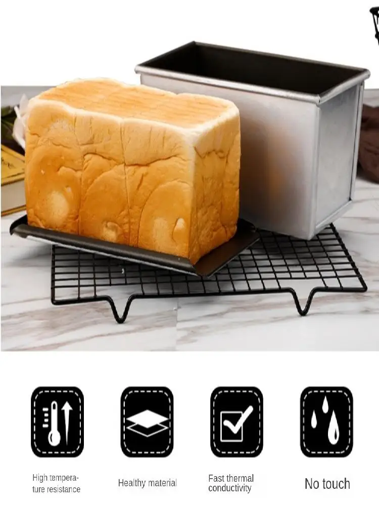 Boîte à pain grillé en alliage d'aluminium, moule à pain, revêtement antiadhésif avec couvercle, poêle à pain, 250g/450g/750g/900g/1000g