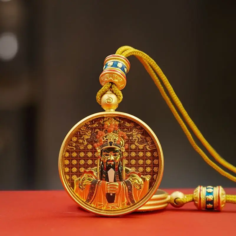   مجموعة التنين الجديد Wuye الصينية القديمة قلادة سحرية محظوظ فورتشن تذكار آمن