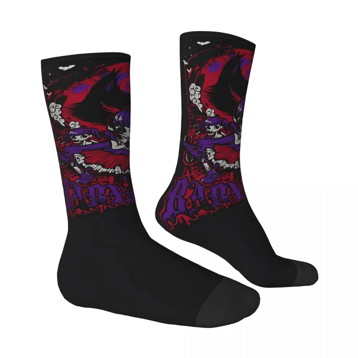 Babymetal Is A Japanese Kawaii Metal Band Horizon Socks Vintage Stockings Men's Soft Running Socks Autumn Design Non Skid Socks