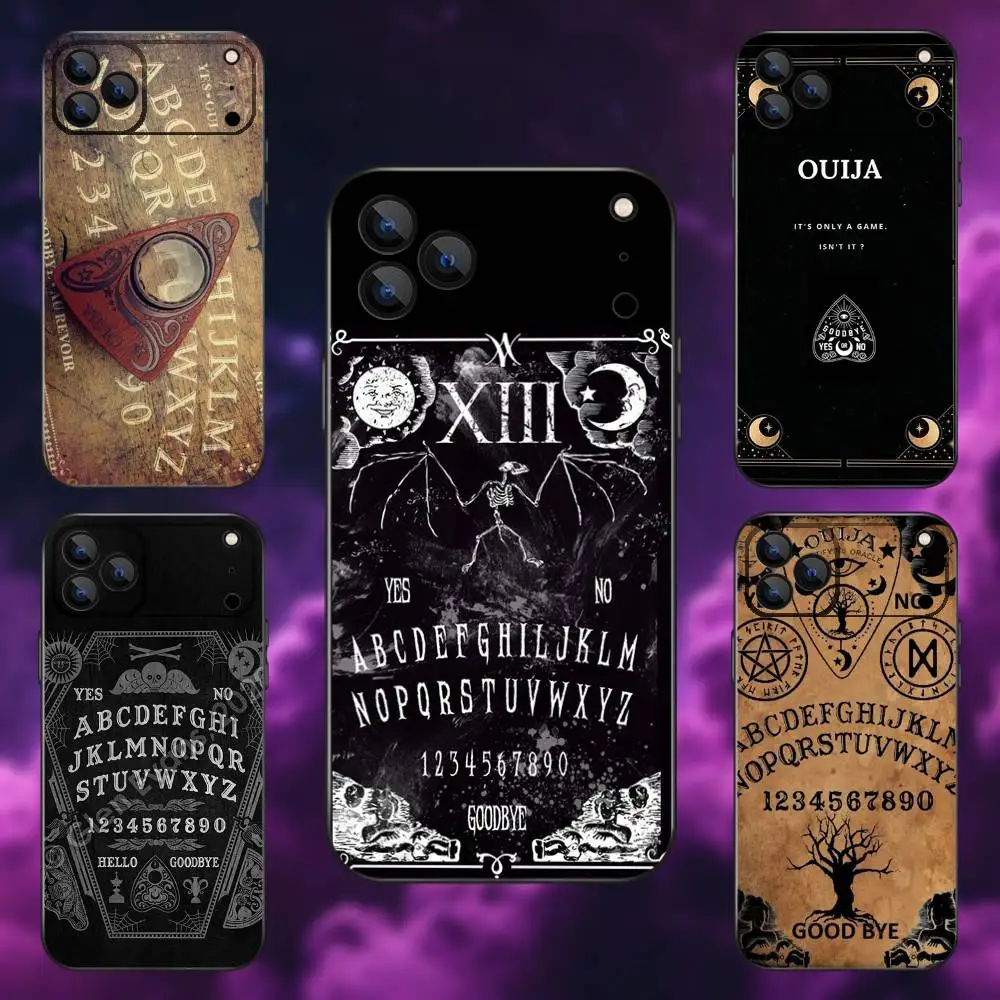 

Supernatural Art Ouija Board Phone Case For iPhone 17,16,15,14,13,12,11,Pro,Max,Plus,E,Air,Mini Protective TPU Cover