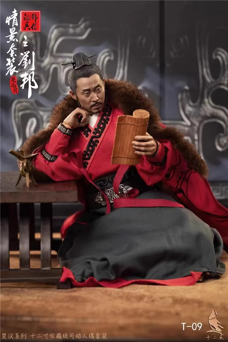 Twelve O'clock T-09 1/6 Soldier Emperor Liu Bang of the Han Dynasty Full Set 12'' Figure Model Toy In Stock