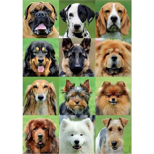 Educa Jigsaw Puzzle 500 Piece Dogs Collage 17963