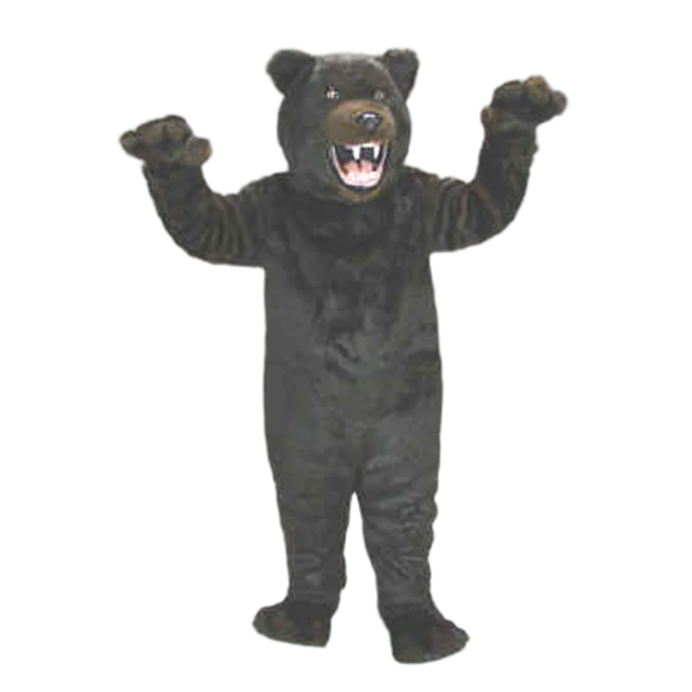 Fierce Grizzly Bear Mascot Costume Adult Size Mascotte Outfit Suit Party Carnival Fancy Dress SW509