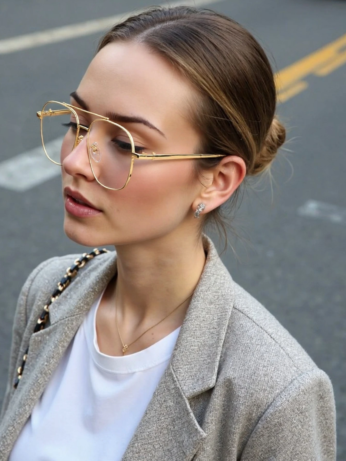 مرآة كلاسيكية بإطار صورة عادي معدني مسطح جديد