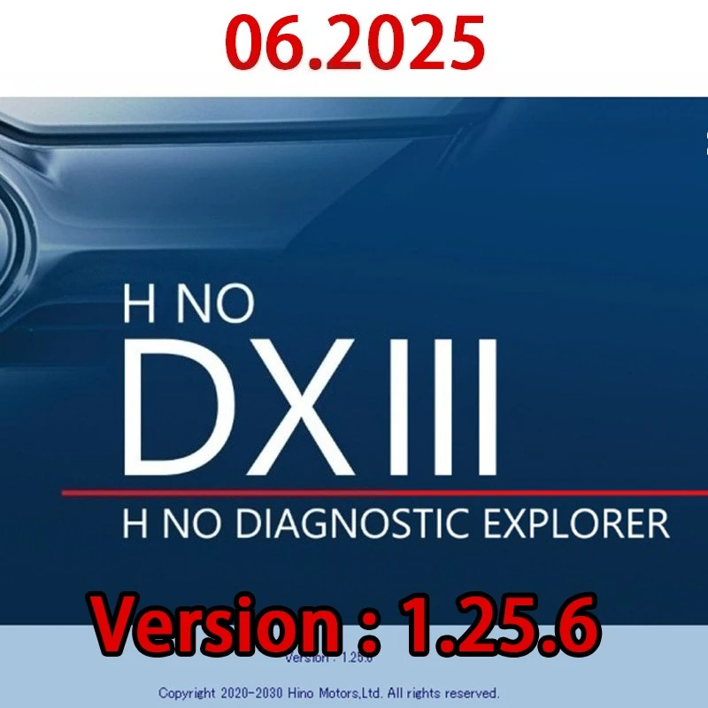 

06.2025 Для Hino Diagnostic EXplorer 3 - DX3 V1.25.6 [2025]+клавиатура+база передачи данных