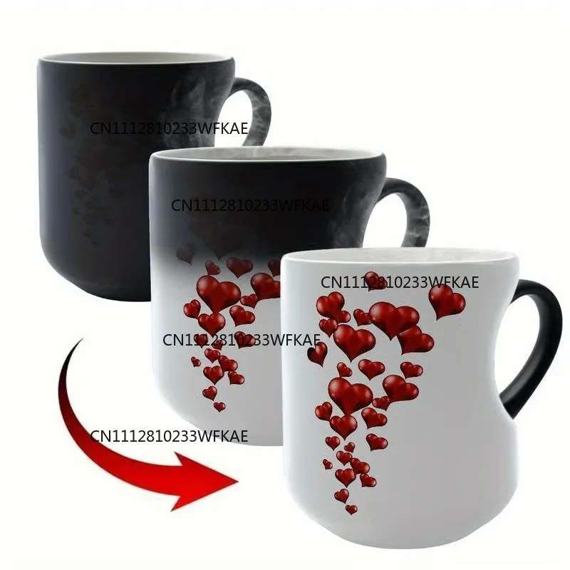 New Heart-Shaped Color Changing Mug Mug