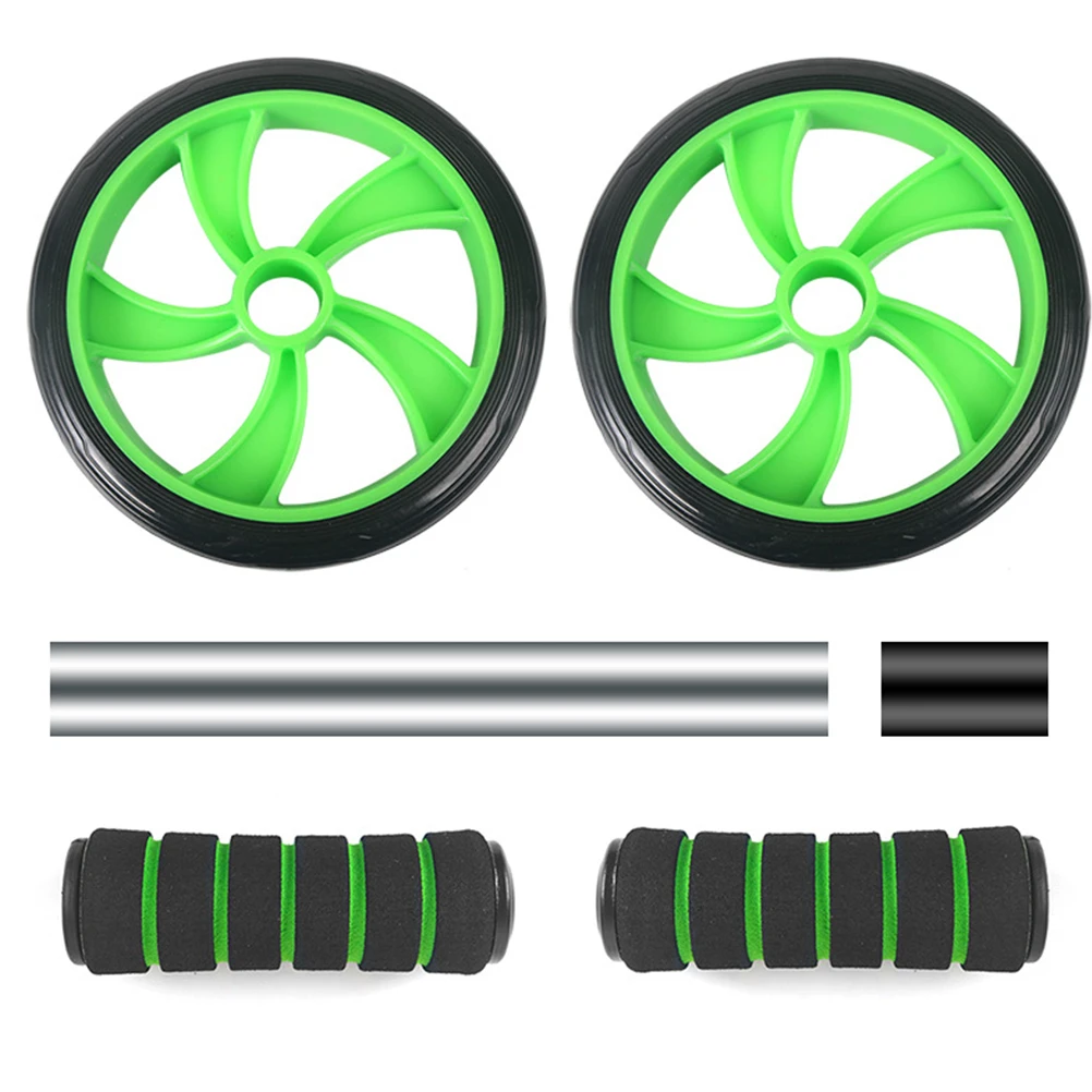

2 Wheels Ab Rollers Lightweight Durable Gym Machines Home Fitness Training Compact Smooth Abdominal Wheel Exercise Roller