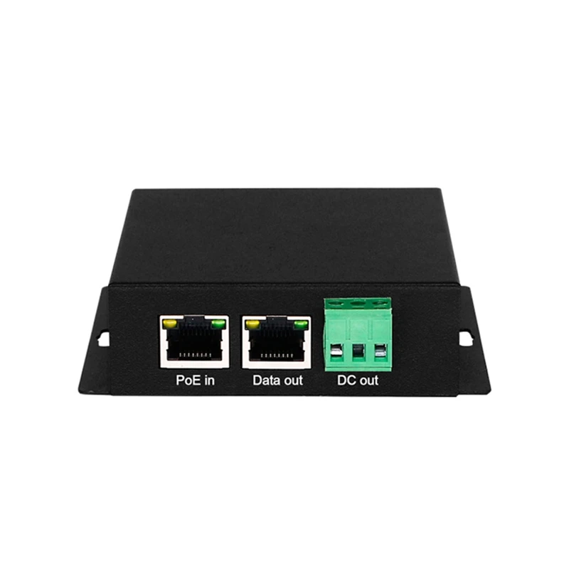 Industrial POE Splitter 90W Industrial Home Isolated PoE Gigabit Splitter High Power 12V/24V Output Support IEEE802/3AF/AT/BT